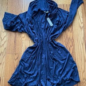 J. Crew Navy Blue Robe